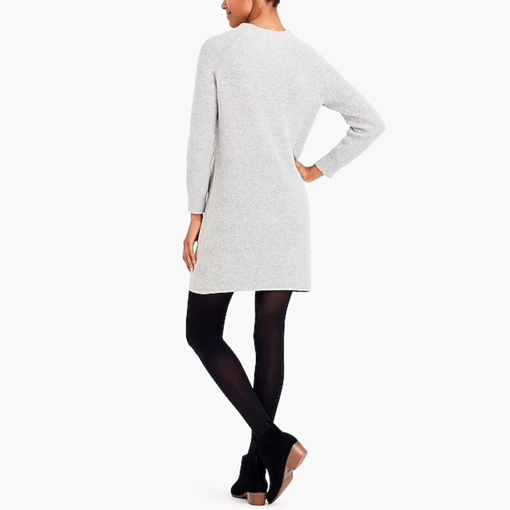 SOLD 🔥J. CREW🔥 Cute Bow neck sweater dress - Picture 3 of 3